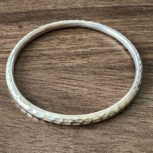 Silpada sterling silver hammered bangle